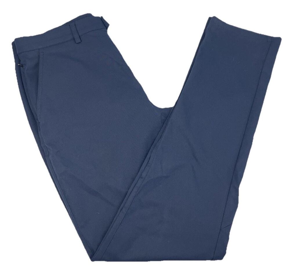 Myles Tour Pant Performance Travel Five Pocket Pant Navy Slim Taper Mens 34x34